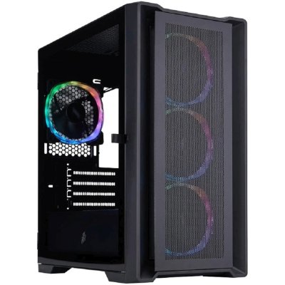 корпус 1STPLAYER Trilobite T4 MESH ARGB Black