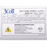 блок питания 3Cott 450ATX v2.0