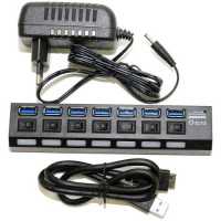 разветвитель USB 5bites HB37-303PBK