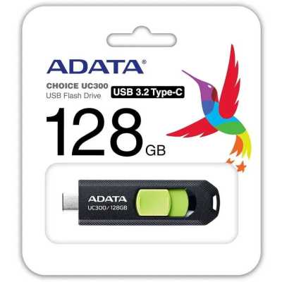 флешка A-Data 128GB UC300 Black-Green