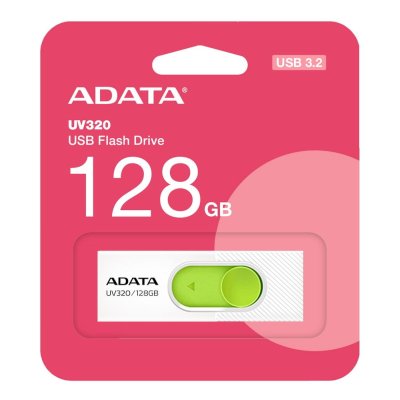 флешка A-Data 128GB UV320 White-Green