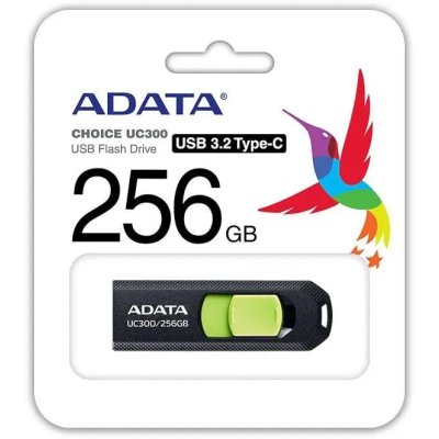флешка A-Data 256GB UC300 Black-Green