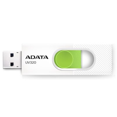 флешка A-Data 32GB UV320 White-Green