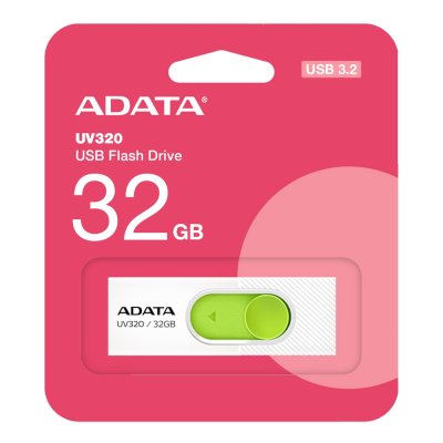 флешка A-Data 32GB UV320 White-Green