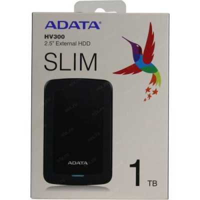 жесткий диск A-Data AHV300-1TU31-CBK