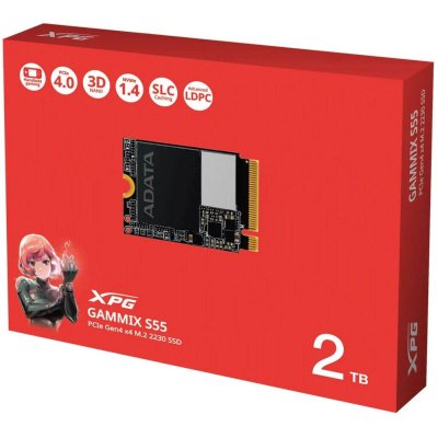 SSD диск A-Data XPG Gammix S55 2Tb SGAMMIXS55-2T-C