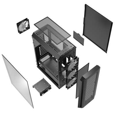 корпус A-Data XPG Valor Air Plus Black