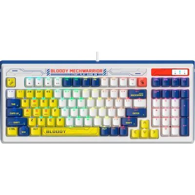 клавиатура A4Tech Bloody B950 Blue-White
