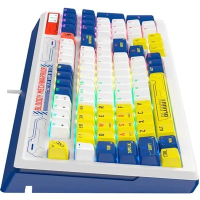 клавиатура A4Tech Bloody B950 Blue-White
