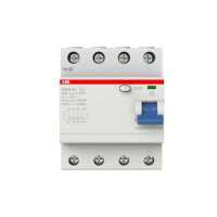 выключатель дифференциального тока ABB 30мА тип A F204 4 полюса 40 А 2CSF204101R1400