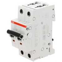 автоматический выключатель ABB S202 2P (C) 6кА 20 А 2CDS252001R0204