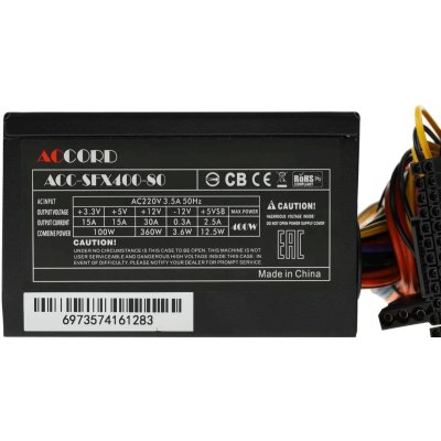 блок питания Accord 400W ACC-SFX400-80