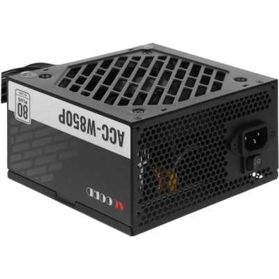 Блок питания Accord ACC-W850P, 850Вт, 80+ White, 120мм, немодульный, черный, вид 3