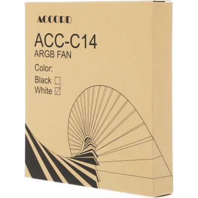 кулер Accord ACC-C14 ARGB White