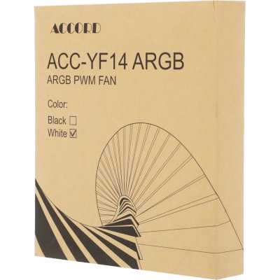 кулер Accord ACC-YF14 ARGB White