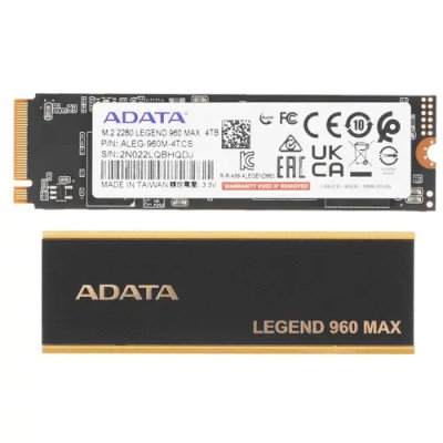 ADATA Legend 960 Max 4Tb ALEG-960M-4TCS