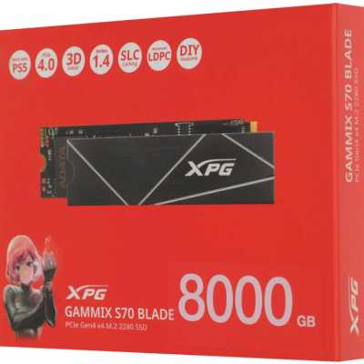 SSD диск ADATA XPG Gammix S70 Blade 8Tb AGammixS70B-8000G-CS