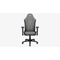 игровое кресло Aerocool Crown AeroSuede Stone Grey