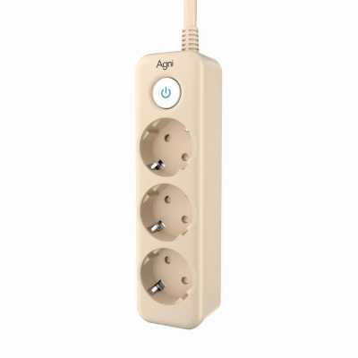 сетевой фильтр AGNI TP-FD3E-5m-ivory