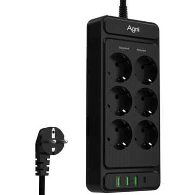 AGNI TP-FS4U6E-C-2m-black