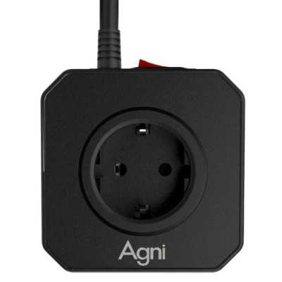 сетевой фильтр AGNI TP-VE4U5E-5m-black