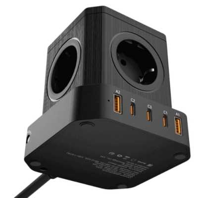 AGNI TP-VE5U5E-C-2m-black