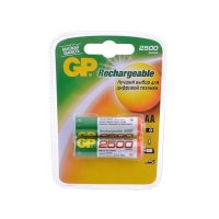 аккумуляторные батарейки GP 250AAHC-UC2PET-G