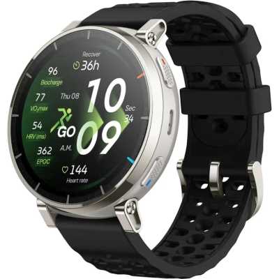 смарт часы Amazfit Active 3 Premium Black-Silver