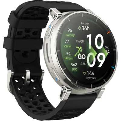 Amazfit Active 3 Premium Black-Silver