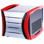 корпус AOpen Mini Tower G325 B-Red 400W