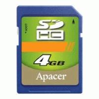 карта памяти Apacer 4GB AP4GSDHC4-R