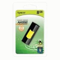 флешка Apacer 8GB AH332 Black-Yellow