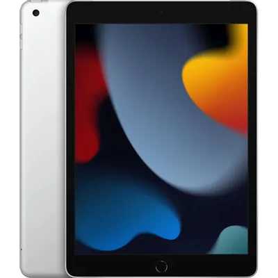 планшет Apple iPad 2021 10.2 Wi-Fi+Cellular 256Gb Silver MK4H3ZP/A