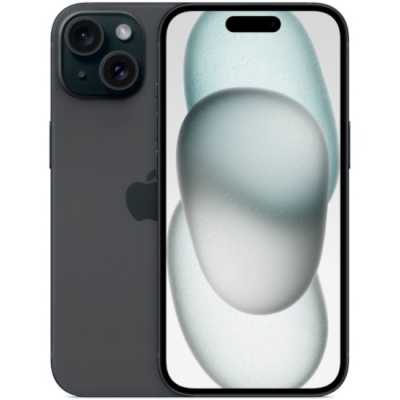 смартфон Apple iPhone 15 256GB Black MTP63HN/A