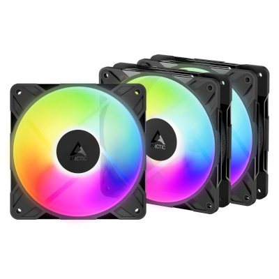 кулер Arctic P12 Pro Reverse A-RGB Black 3 Pack ACFAN00333A