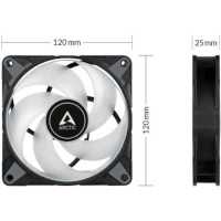 Arctic P12 PWM PST RGB 0dB Black ACFAN00186A