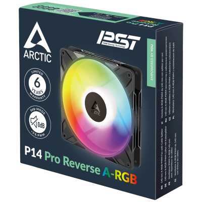 Arctic P14 Pro Reverse A-RGB Black ACFAN00323A