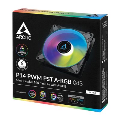 Arctic P14 PWM PST A-RGB Black ACFAN00239A
