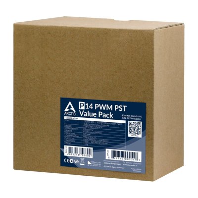 Arctic P14 PWM PST Value Pack Black