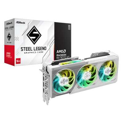 ASRock AMD Radeon RX 9070 XT Steel Legend 16Gb