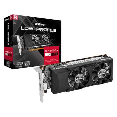 видеокарта ASRock AMD Radeon RX 550 Low Profile 4GB