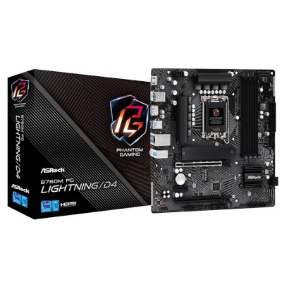 материнская плата ASRock B760M PG Lightning/D4