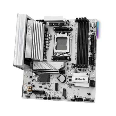 материнская плата ASRock B850M Pro RS WiFi White