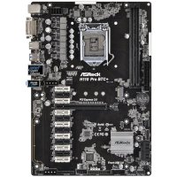 материнская плата ASRock H110 PRO BTC+