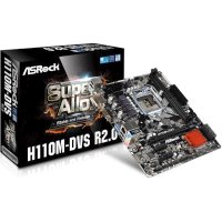 материнская плата ASRock H110M-DVS R2.0