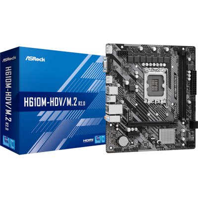 материнская плата ASRock H610M-HDV/M.2 R2.0