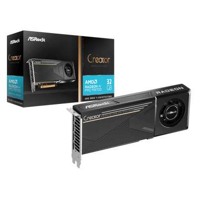 видеокарта ASRock AMD Radeon AI PRO R9700 Creator 32GB