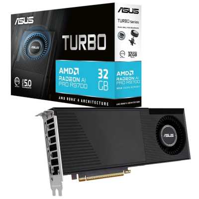 видеокарта ASUS AMD Radeon AI Pro R9700 Turbo 32Gb 90YV0MN0-M0NA00
