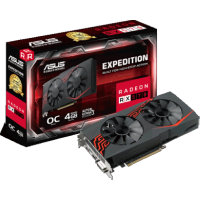 видеокарта ASUS AMD Radeon RX 570 4Gb EX-RX570-O4G