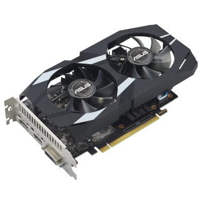 ASUS nVidia GeForce GTX 1650 4Gb DUAL-GTX1650-O4GD6-P-EVO